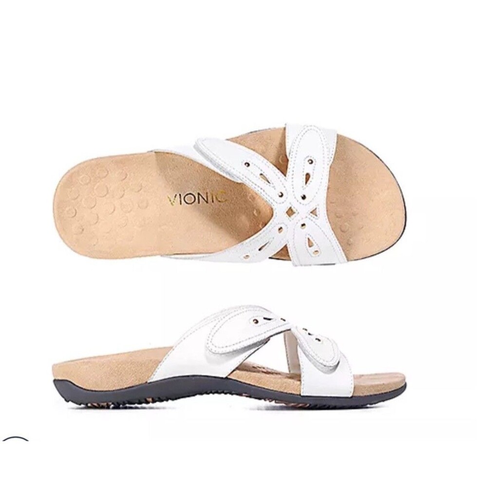 🔥 NEW- Vionic Rare Sandal Women's Orthotic Comfort Slip-On Slides Deadstock 9